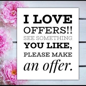 I love when offers are made!!